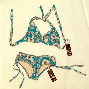 Wildfox 60’s Floral Swimsuit